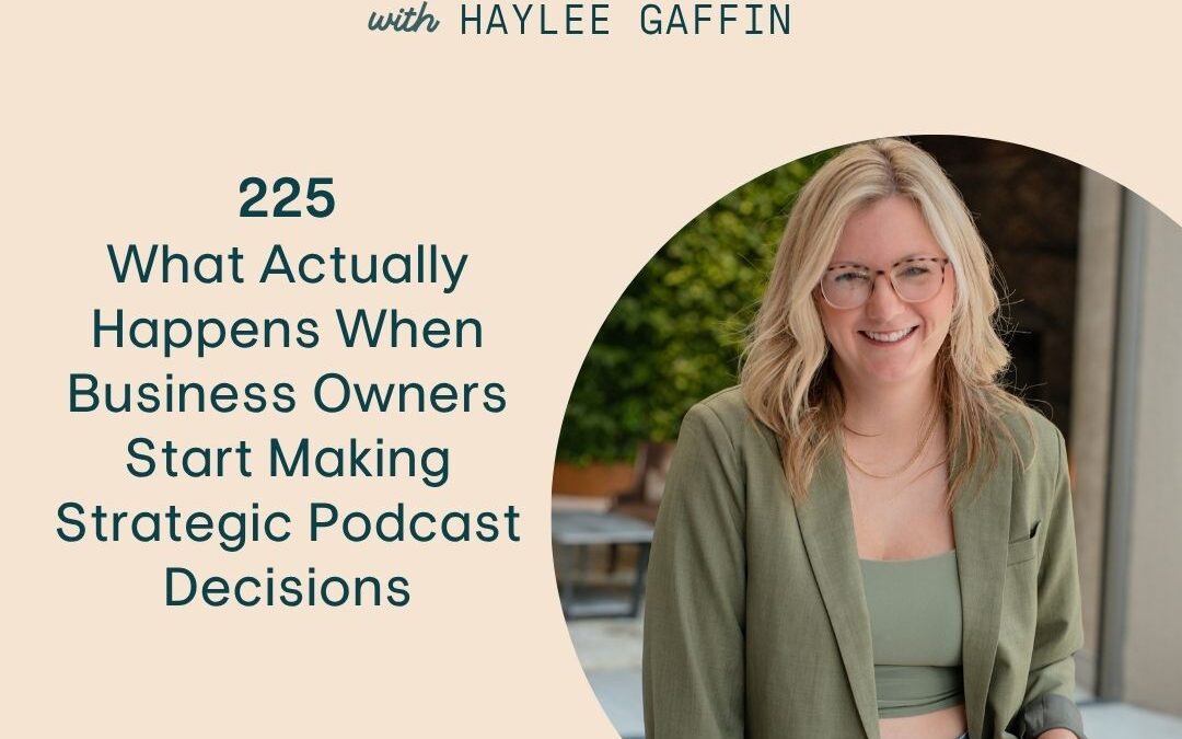 225: What Actually Happens When Business Owners Start Making Strategic Podcast Decisions
